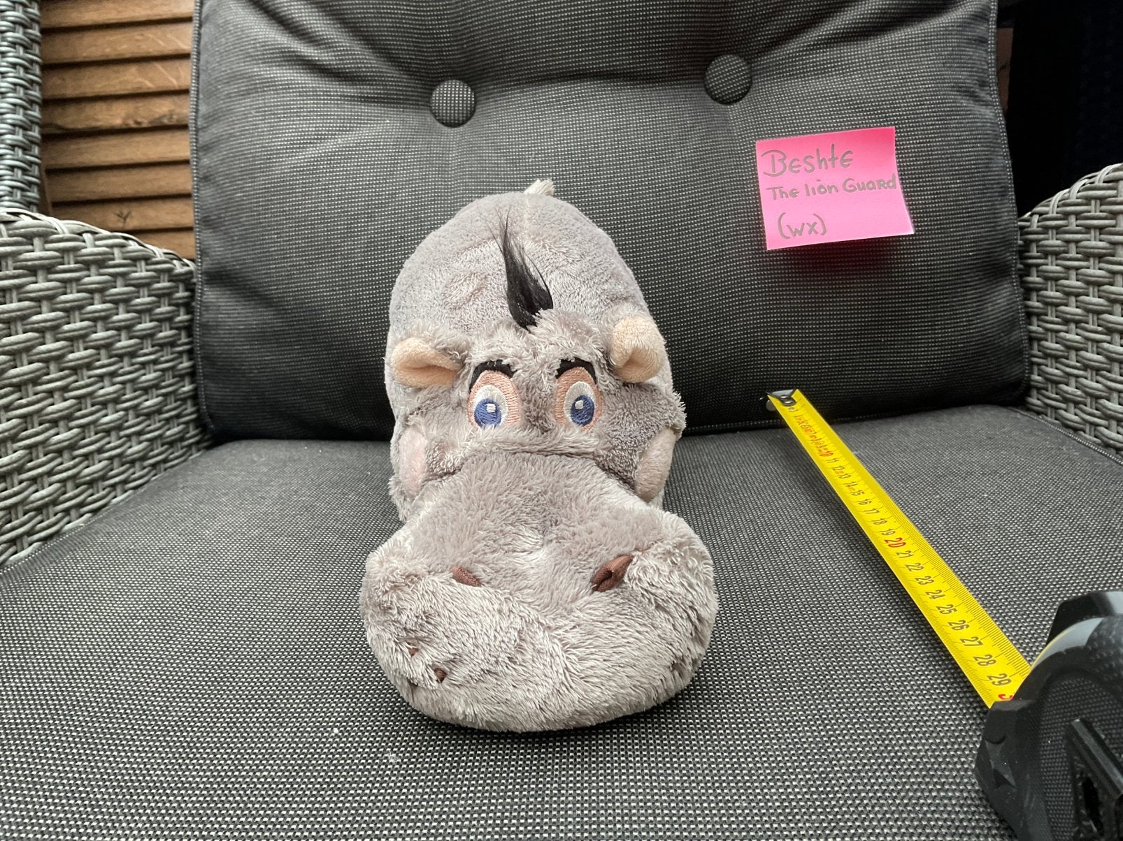 Zgan, niet kapot, Disney The Lion Guard Beshte knuffel 30 cm, Ophalen, Leeuwenkoning of Jungle Boek, Zo goed als nieuw, Knuffel