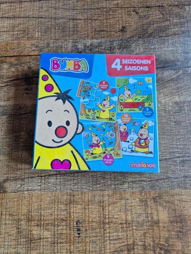 Bumba 4 Seizoenen Puzzel - Studio 100, Ophalen, 10 tot 50 stukjes, Gebruikt, 2 tot 4 jaar