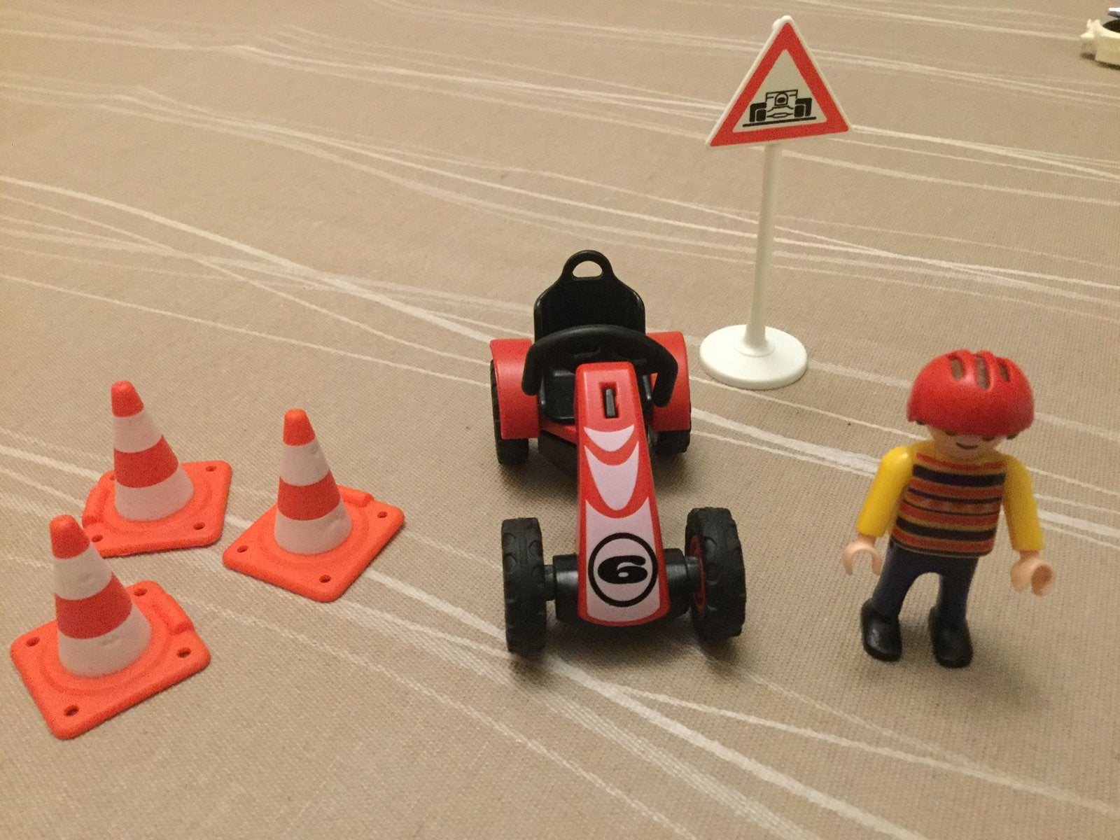 Playmobil mini kart race, Ophalen of Verzenden, Zo goed als nieuw