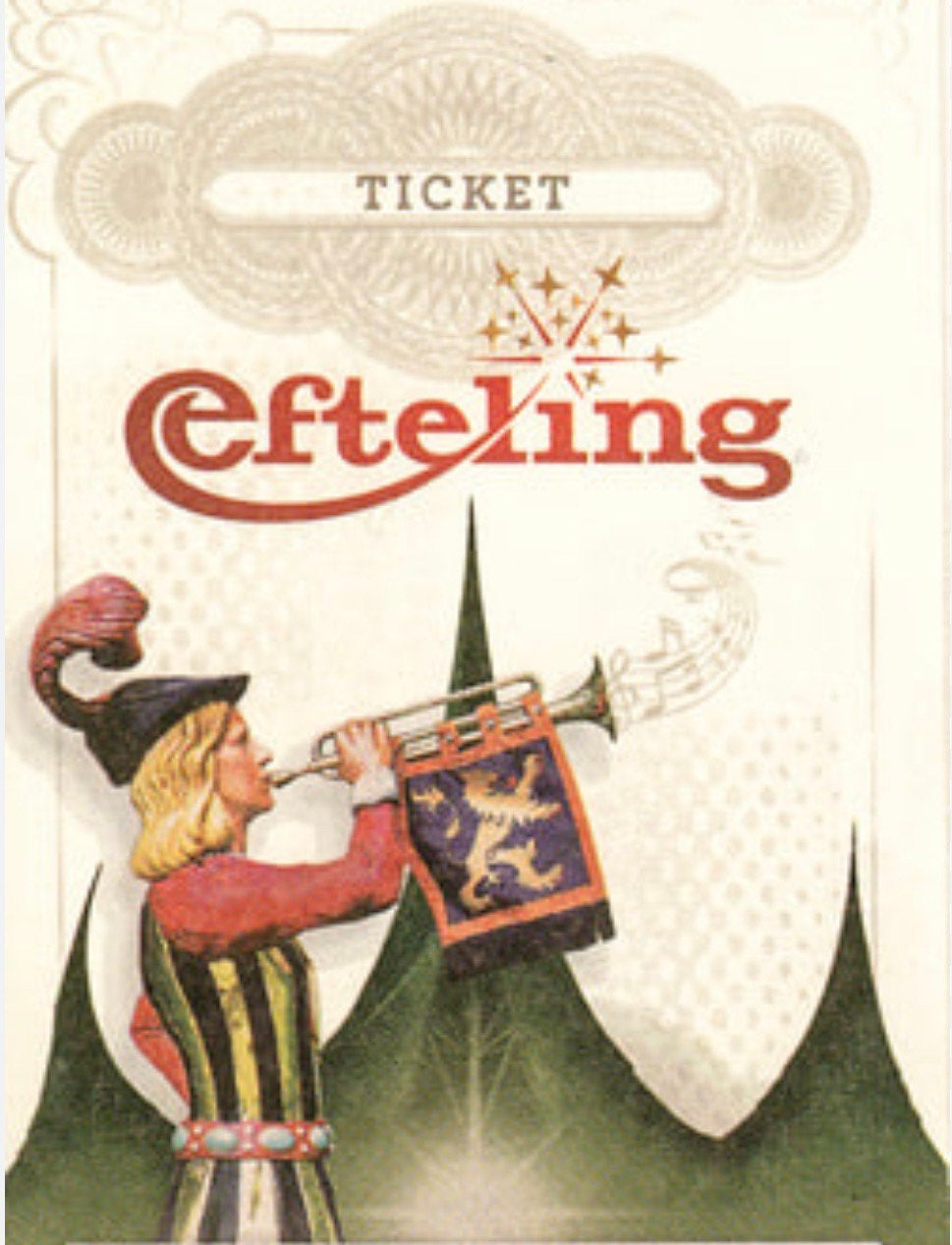 Efteling tickets 4, Drie personen of meer, Ticket of Toegangskaart