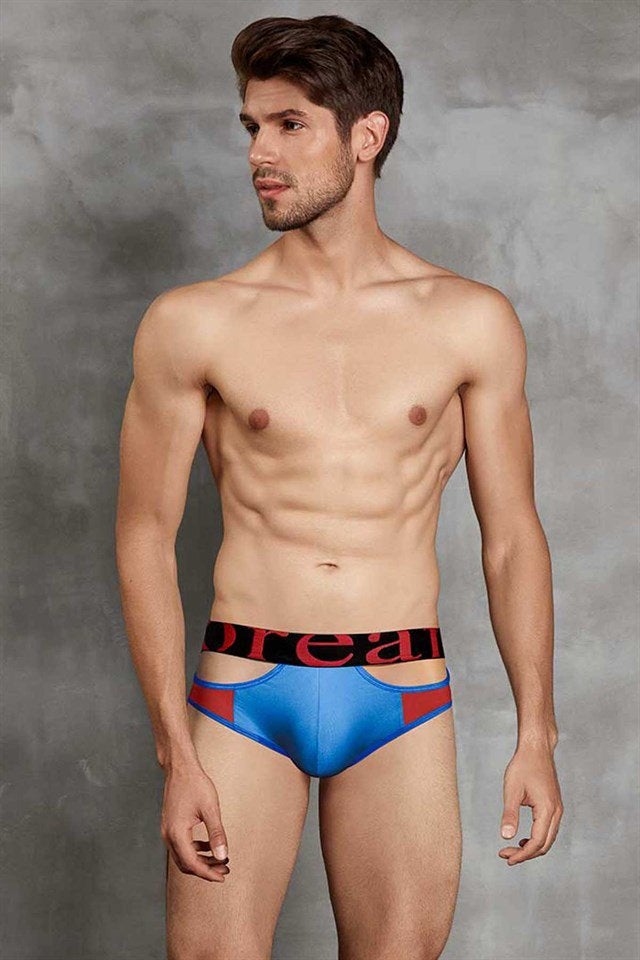 Medium size blue jock brief – bold cutout design, Kleding | Heren, Ophalen of Verzenden, Blauw, Slip