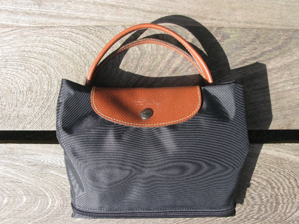 LONGCHAMP TAS " LE PLIAGE ORIGINAL ", Ophalen of Verzenden, Zo goed als nieuw, Zwart, Handtas