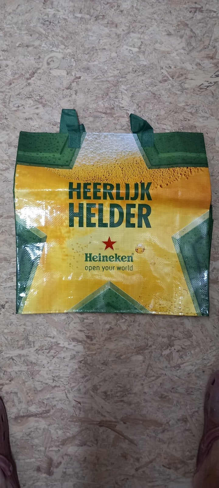 3 Heineken 'Heerlijk Helder' boodschappentassen nieuw, Ophalen of Verzenden, Nieuw