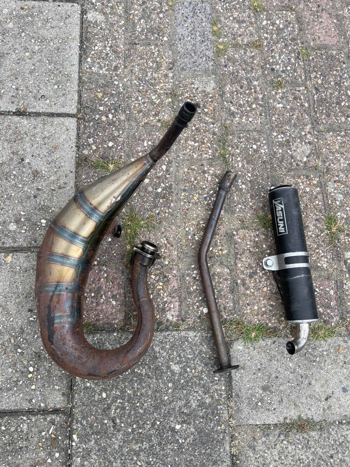 Yasuni cross HM uitlaat Derbi senda xtreme / drd bovenlangs, Ophalen of Verzenden, Zo goed als nieuw, Uitlaat