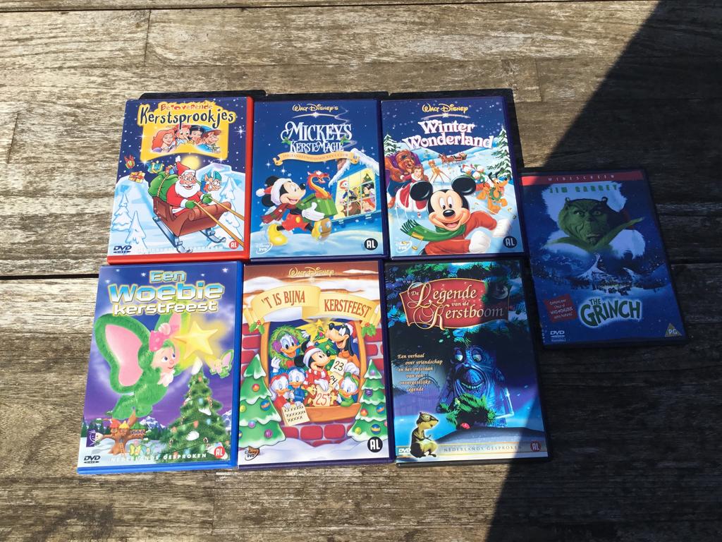 6 DVD’S kerstfilms ( zie omschrijving), Ophalen, Tekenfilm, Alle leeftijden, Overige soorten