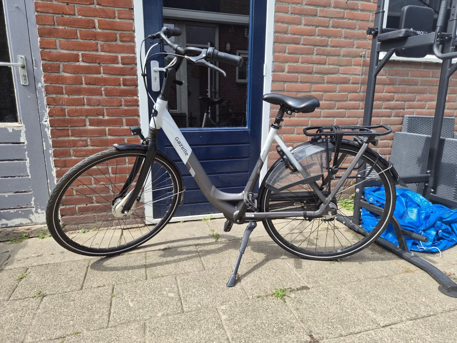 Gazelle Grenoble C8 uit 2018 - Comfortabele Stadsfiets, Velgrem, Versnellingen, Ophalen of Verzenden, Gazelle