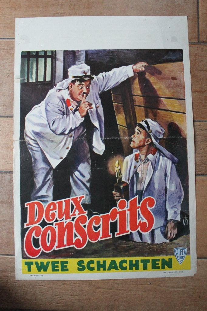 filmaffiche Laurel and Hardy Flying Deuces filmposter, Ophalen of Verzenden, A1 t/m A3, Film en Tv, Rechthoekig Staand