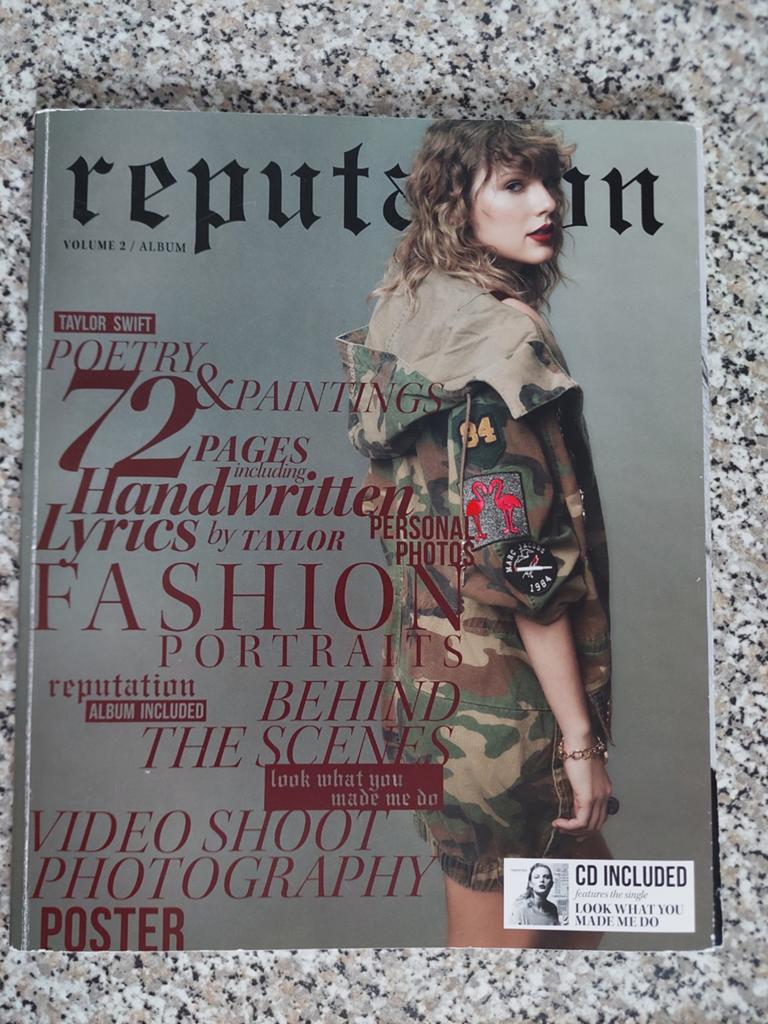 Taylor Swift Reputation magazine vol. 2 uit 2017, Ophalen of Verzenden, Boek, Tijdschrift of Artikel