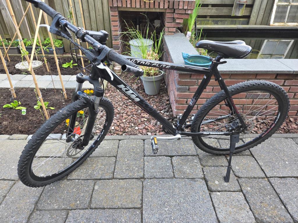 KTM mountenbike, Ophalen