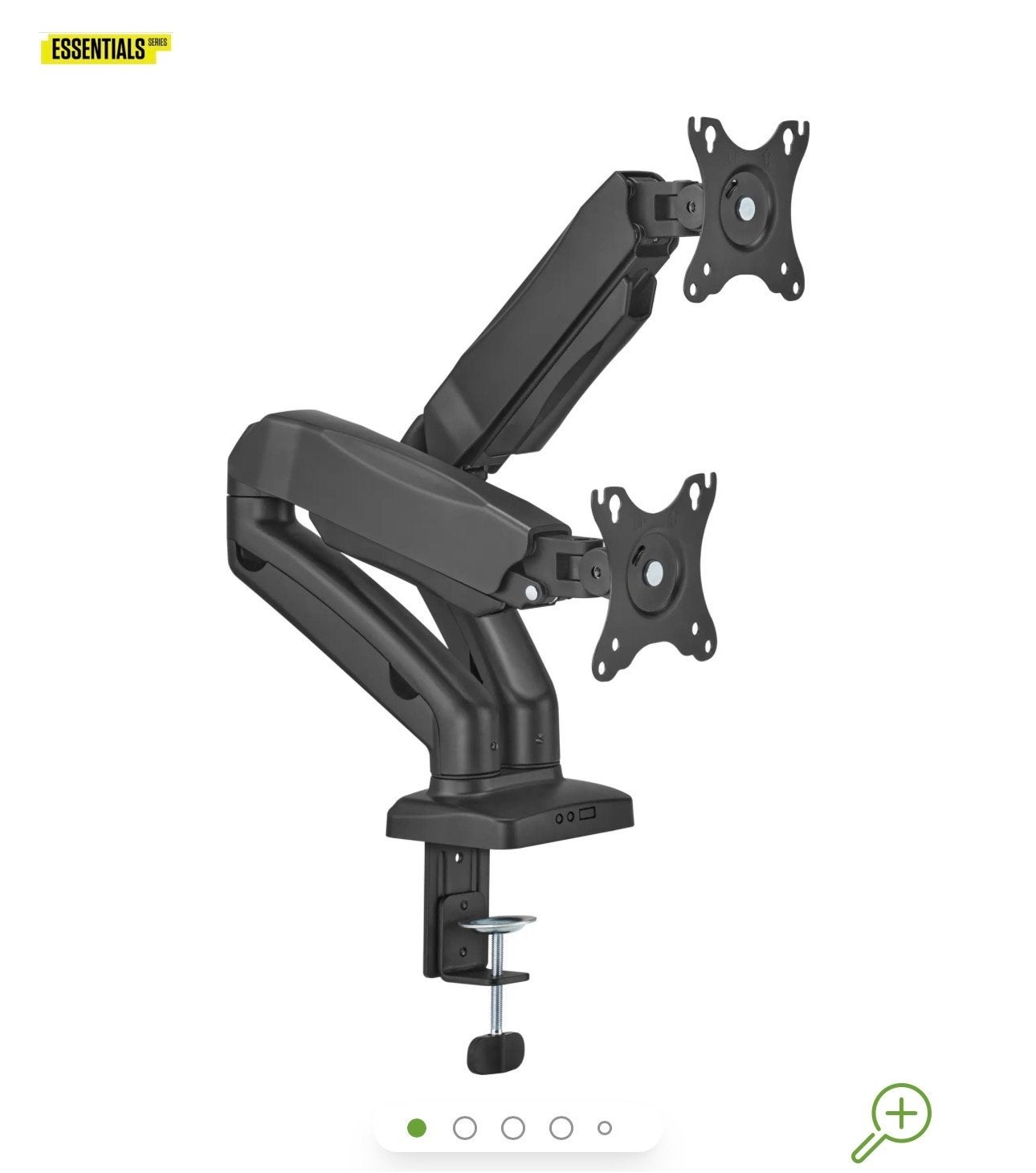 Dual Spring Monitor Arm–Dual Gas Spring Monitor Mount, Computers en Software, Monitoren, Gaming, In hoogte verstelbaar, Nieuw