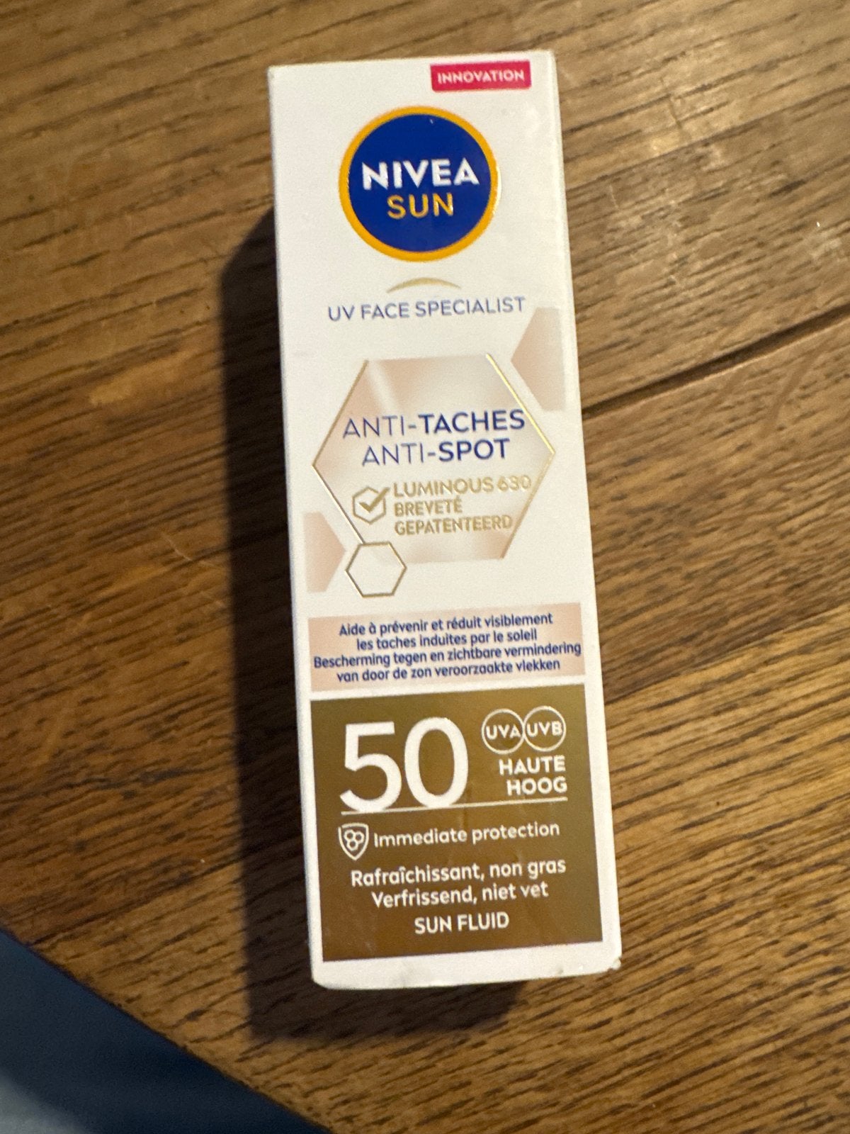 Nivea Sun UV Face Specialist Anti-Spot SPF 50 Zonnebrand, Ophalen of Verzenden, Nieuw, Zonnebrand of After Sun
