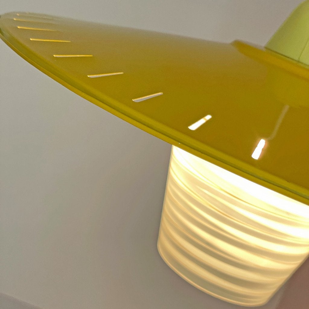 vintage design LAMP Louis Kalff opaalglas Retro Mid Century, Huis en Inrichting, Gebruikt, -, -, Glas