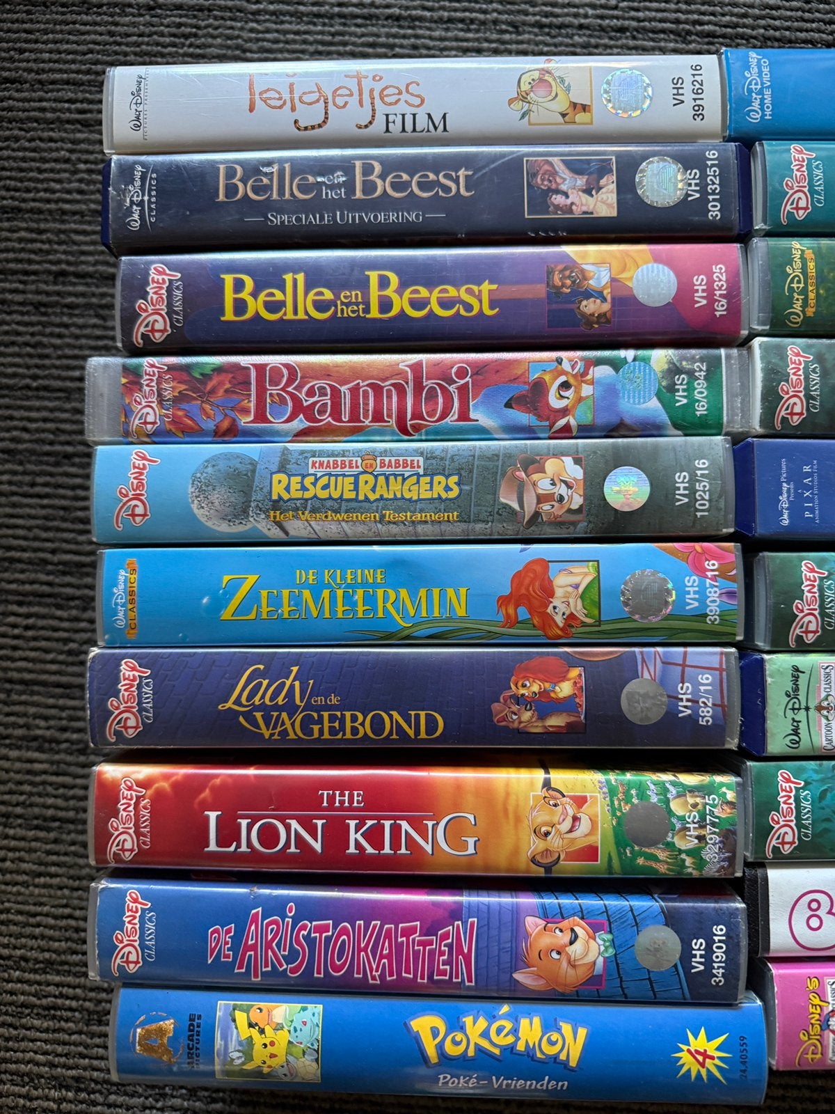Disney vhs banden disney films, Alle leeftijden, Ophalen of Verzenden, Gebruikt