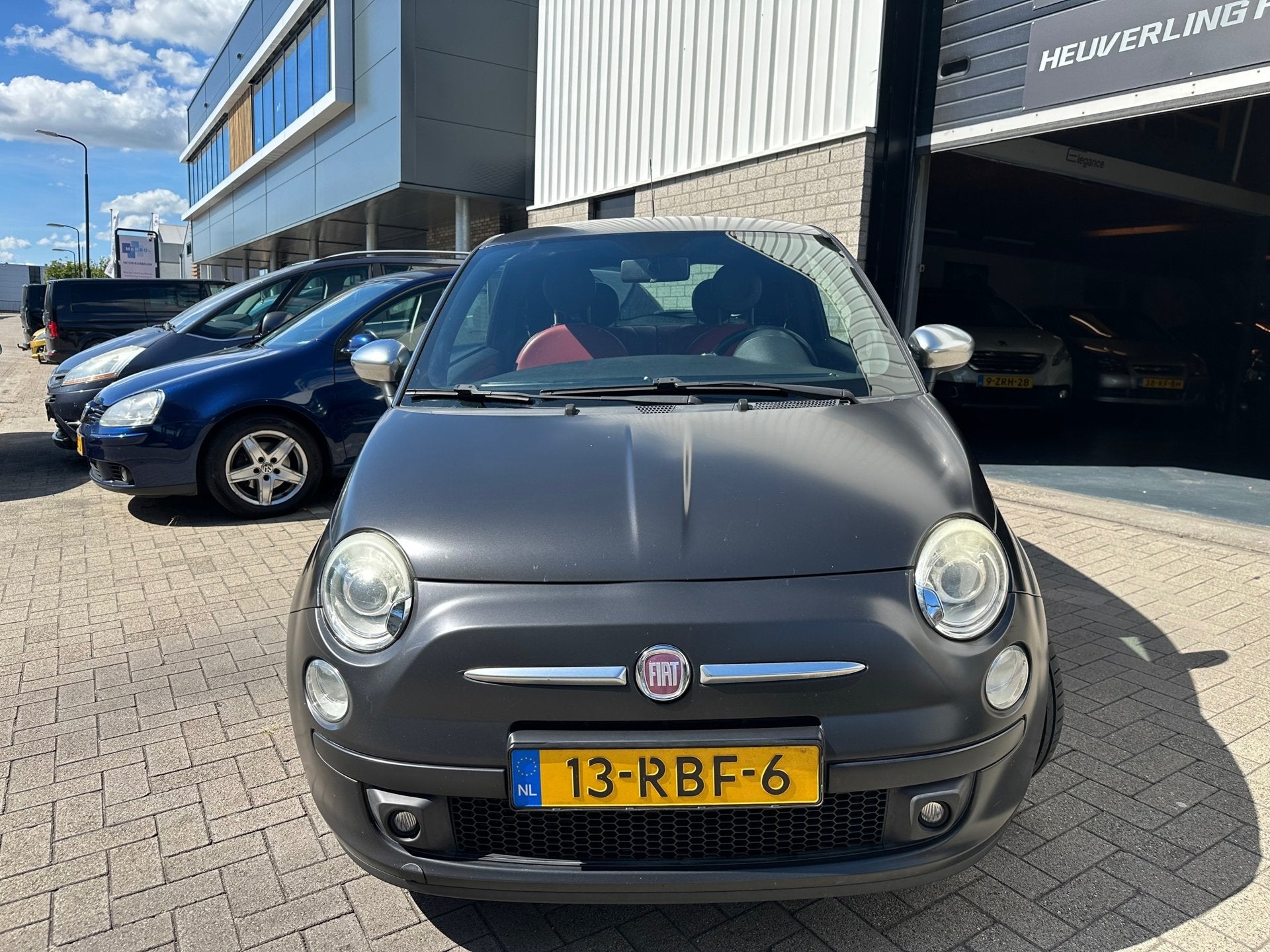 Fiat 500 0.9 Blackjack | Airco | LMV | CLIMA, Voorwielaandrijving, 86 pk, Gebruikt, Start-stop-systeem