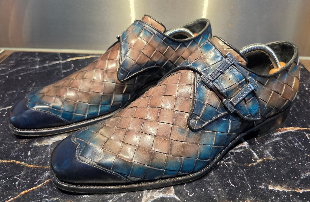 Harris single-monk herenschoenen maat 10, Overige kleuren, Ophalen of Verzenden, Harris Firenze, Gespschoenen