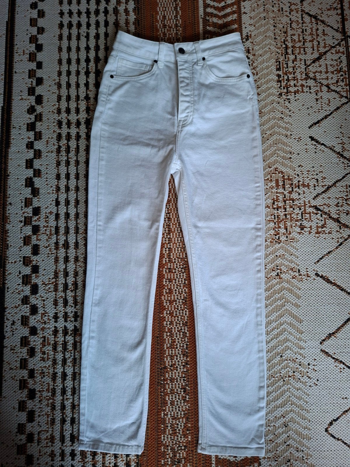 Josh V Miley Skinny Jeans - Off White - Maat S, Wit, Ophalen of Verzenden, Zo goed als nieuw, W28 - W29 (confectie 36)
