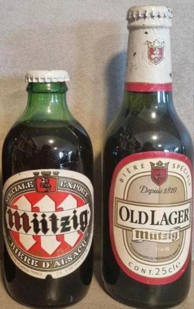 Heineken afgeleiden: Mützig export '85-'94 & Old Lager '95, Ophalen of Verzenden, Heineken