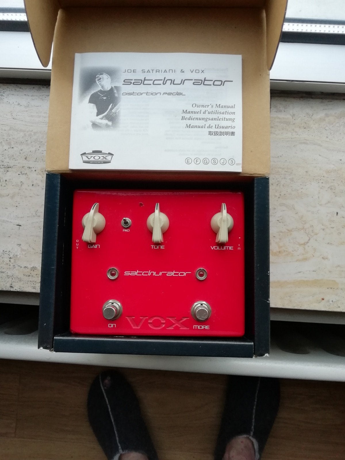 Vox Satchurator Distortion Pedaal - Joe Satriani Signature, Muziek en Instrumenten, Ophalen of Verzenden, Gebruikt, Distortion, Overdrive of Fuzz