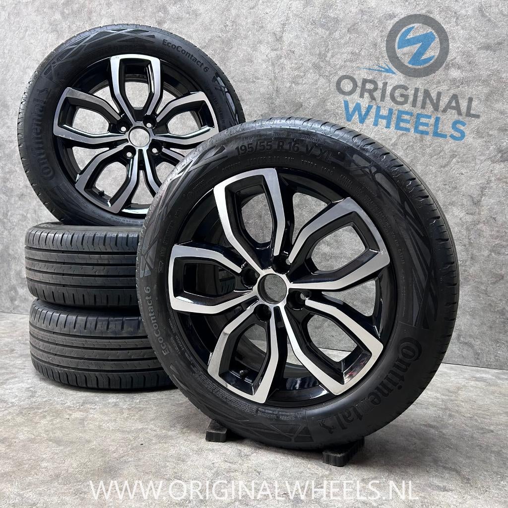 16 inch originele velgen + zomerbanden Renault Clio 4, Auto-onderdelen, Banden en Velgen, Gebruikt, 16 inch, Banden en Velgen
