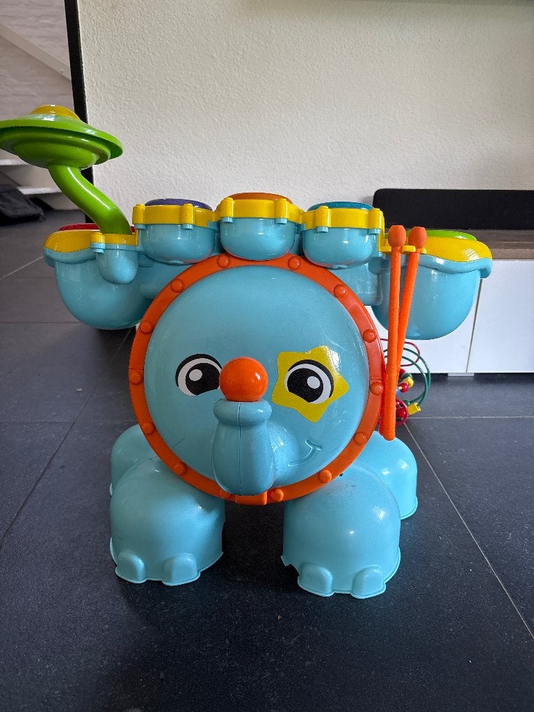 Drumstel Vtech, Kinderen en Baby's, Speelgoed | Vtech, Ophalen, Zo goed als nieuw, 6 maanden tot 2 jaar