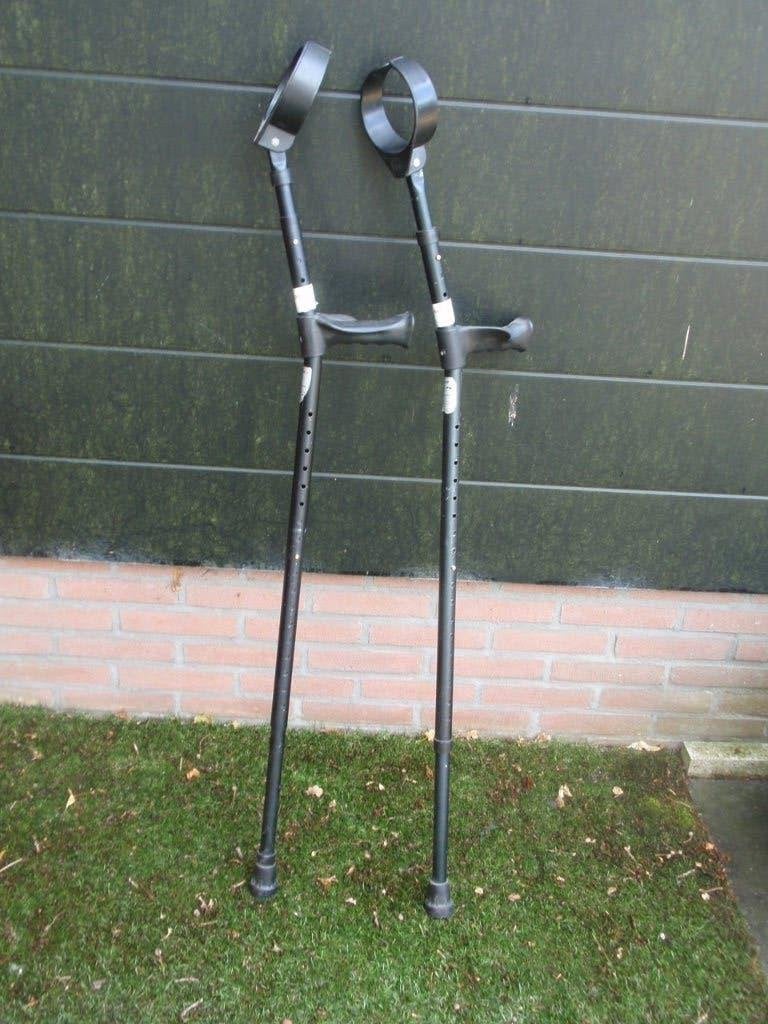 loopkrukken met ergonomische handgreep, Ophalen of Verzenden, In hoogte verstelbaar, Gebruikt