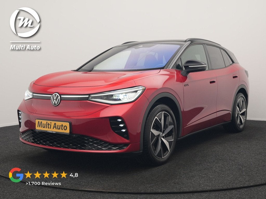 Volkswagen ID.4 GTX 4Motion 77 kWh 299pk Dealer O.H. | Sport, Auto's, Volkswagen, Automaat, Gebruikt, Zwart, Vierwielaandrijving