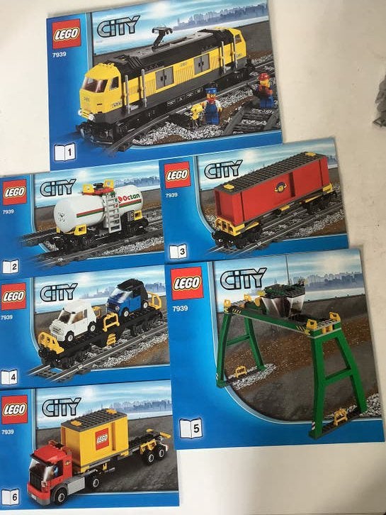 Lego instructieboekjes trein nr. 7939, City, Lego, Overige typen, Ophalen of Verzenden