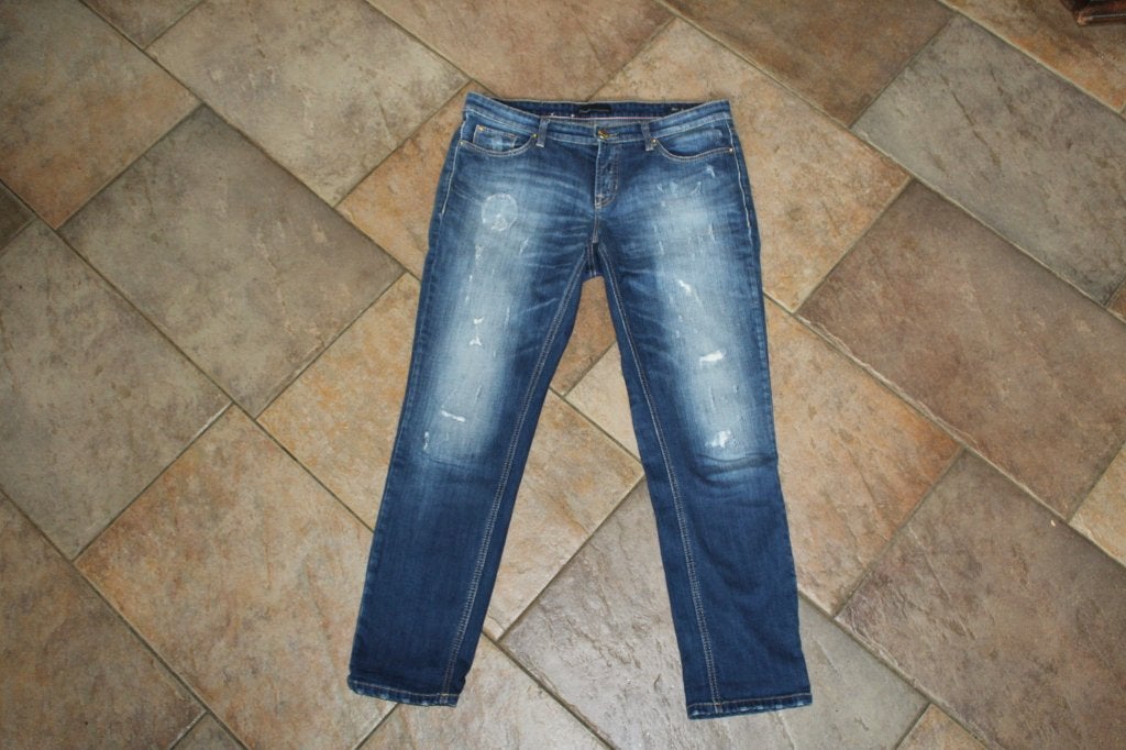 Cambio vlot stretch ripped jeans mt 40 KOOPJE, Cambio, Blauw, ., Ophalen of Verzenden