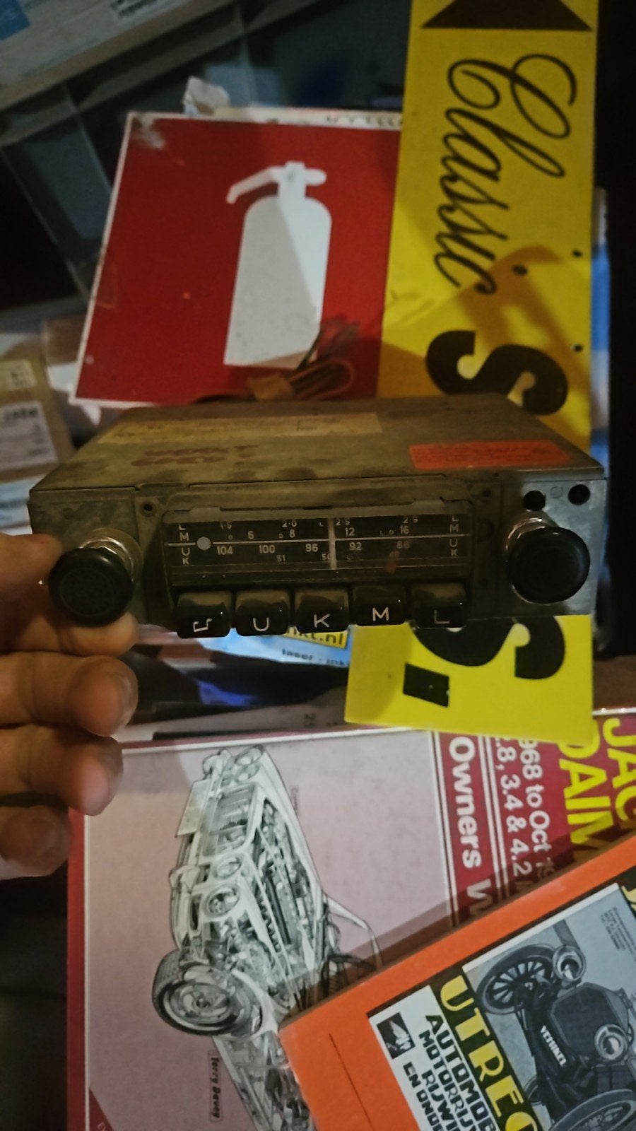 Ouderwetse autoradio, Auto diversen, Ophalen of Verzenden