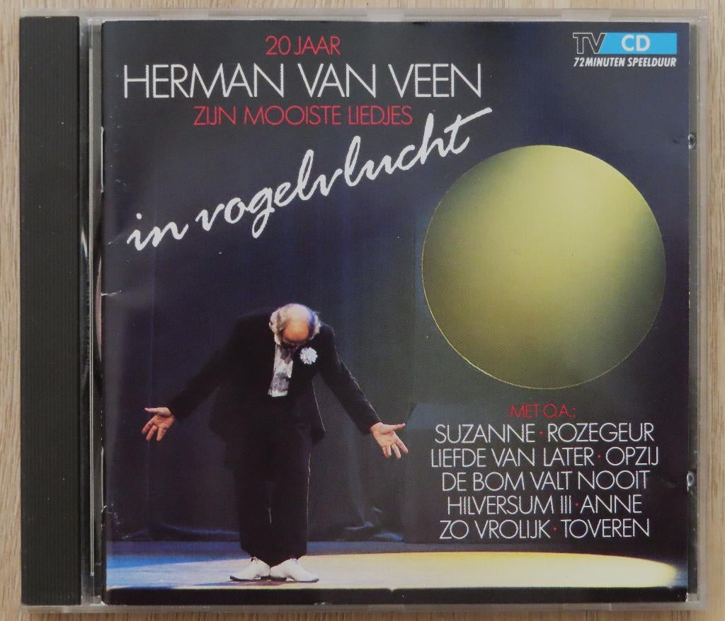 CD Herman van Veen: In Vogelvlucht, Cd's en Dvd's, Ophalen of Verzenden, Zo goed als nieuw