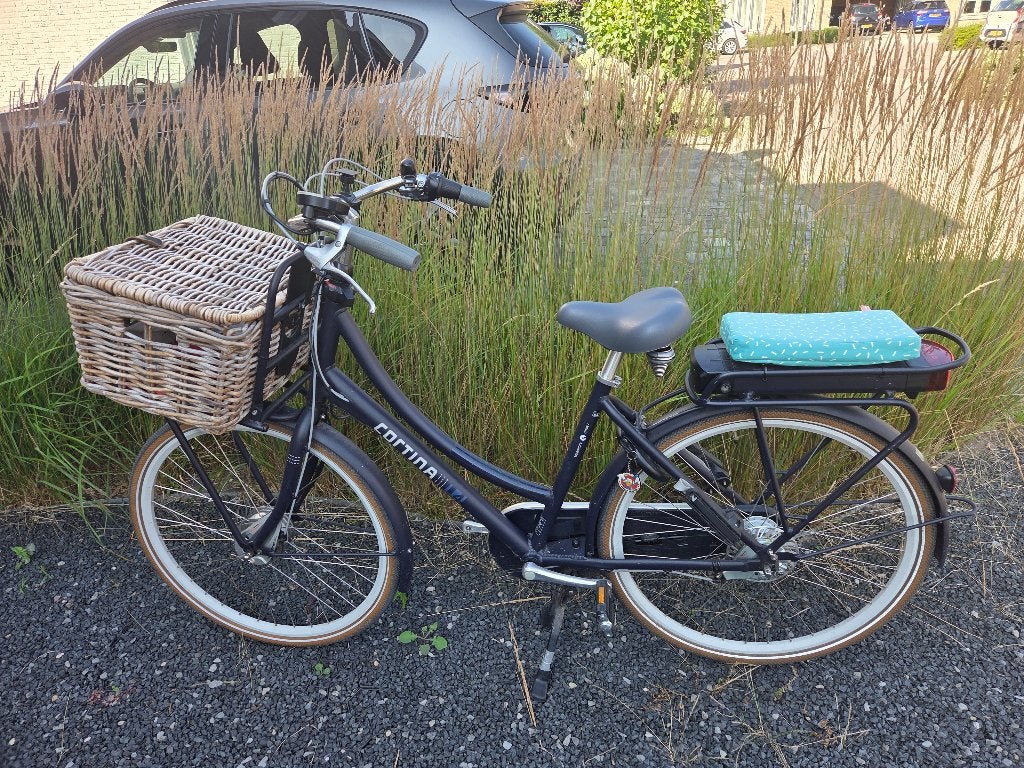Cortina E-U4 Electrische transportfiets - dames, Fietsen en Brommers, Elektrische fietsen, Ophalen, Gebruikt, 47 tot 51 cm, Cortina