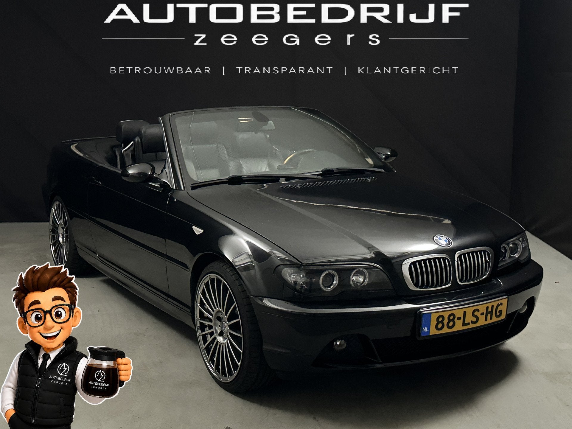 BMW 3 Serie Cabrio 320Ci Executive M-Sport*Automaat*HARDTOP*, Auto's, Achterwielaandrijving, Gebruikt, Cabriolet, 4 stoelen