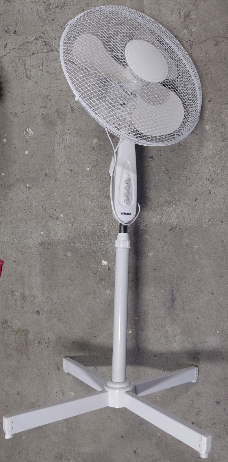Tristar Statiefventilator VE-5948 - Wit, Ophalen, Zo goed als nieuw, Statiefventilator