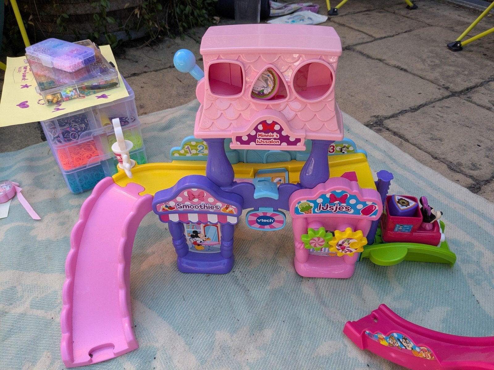 VTech Toet Toet Auto's Minnie's IJssalon Speelset, Ophalen, Zo goed als nieuw, Jongen of Meisje