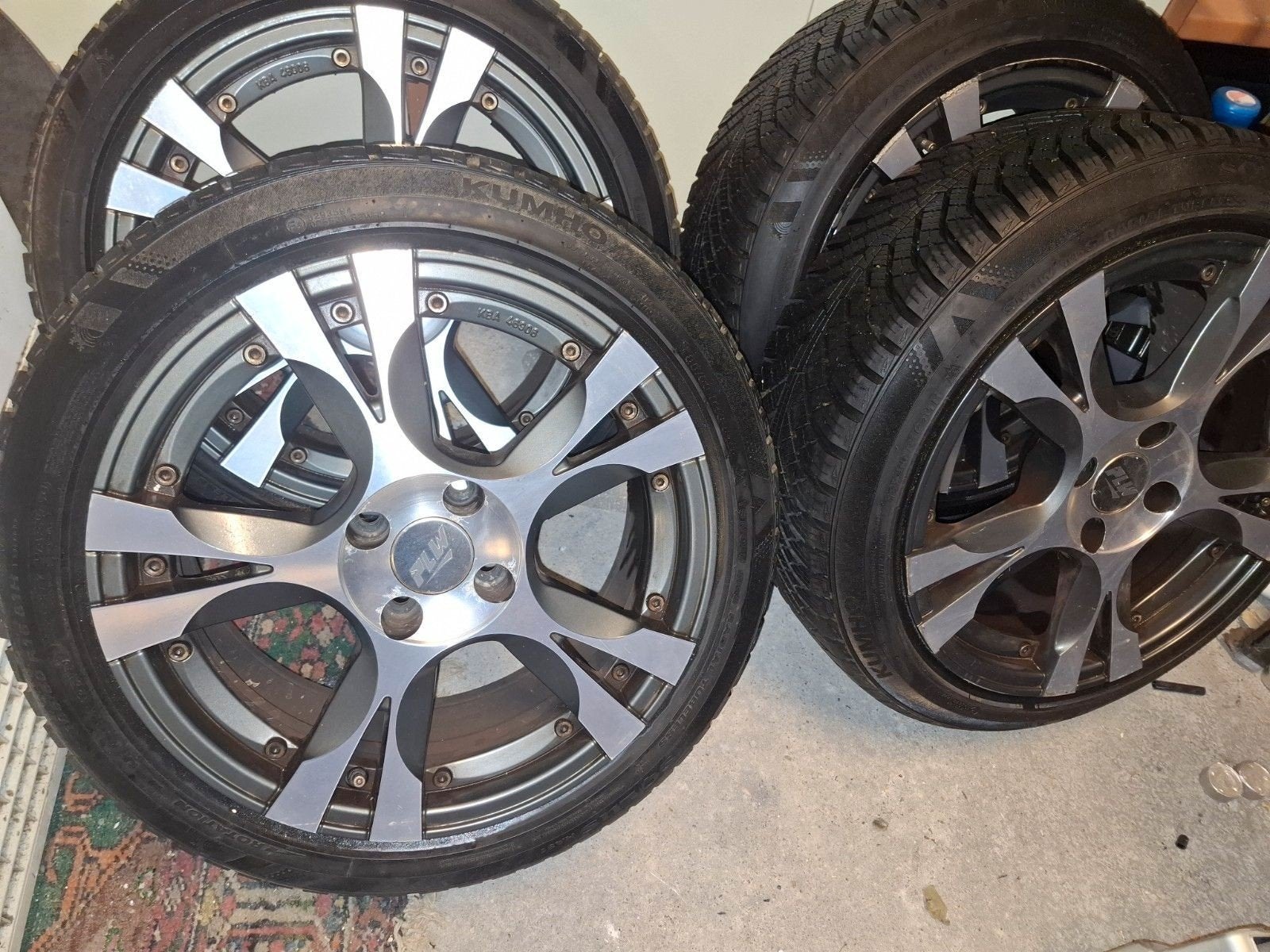 4x 185/50 R16 All Season Banden + PLW Aluvelgen 4x100 |, Ophalen of Verzenden, Seat