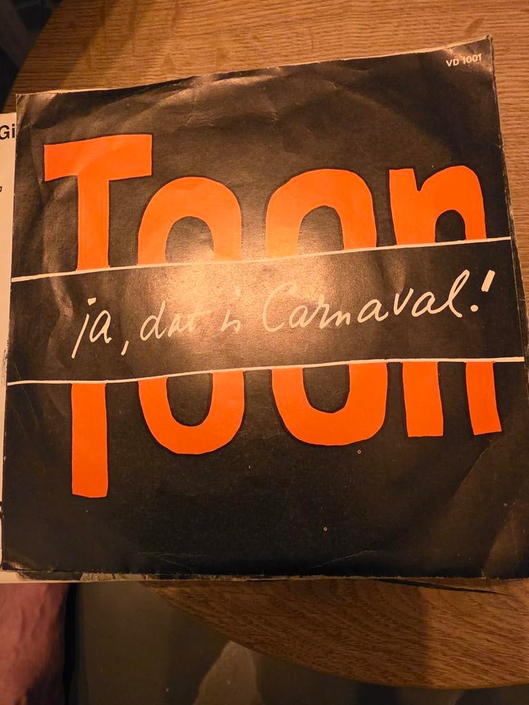 Toon - Ja, dat is Carnaval! Vinyl Single, Ophalen of Verzenden