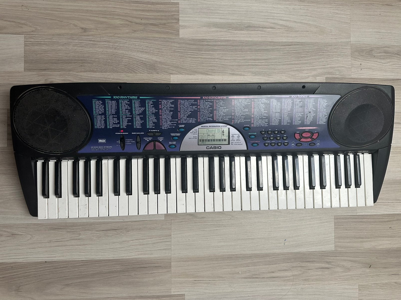 Casio elektronisch keyboard met 61, Ophalen, Casio, 61 toetsen, Midi-aansluiting