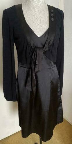 Jasje van Bellissima met bijp. Jurk maat M/L, Kleding | Dames, Maat 38/40 (M), Zwart, Ophalen of Verzenden, Zo goed als nieuw