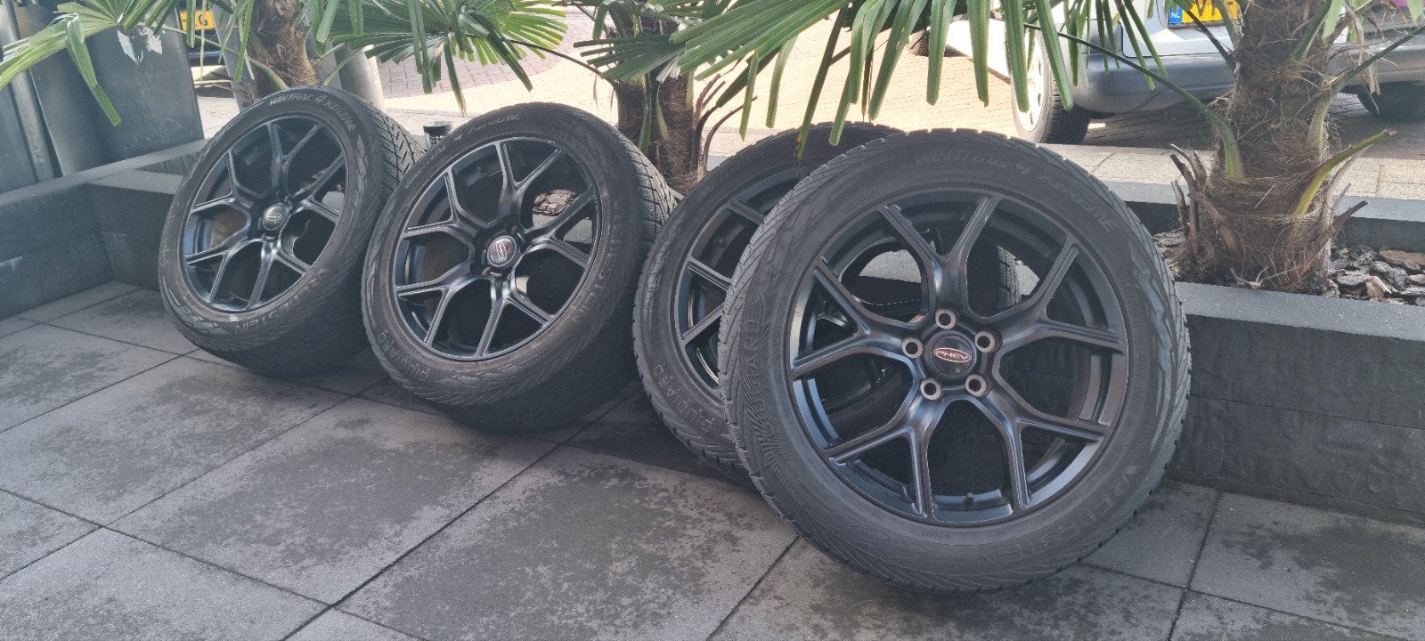18 inch mitsubishi outlander velgen PHEV winterbanden, Auto-onderdelen, Ophalen, 18 inch, Banden en Velgen, Winterbanden