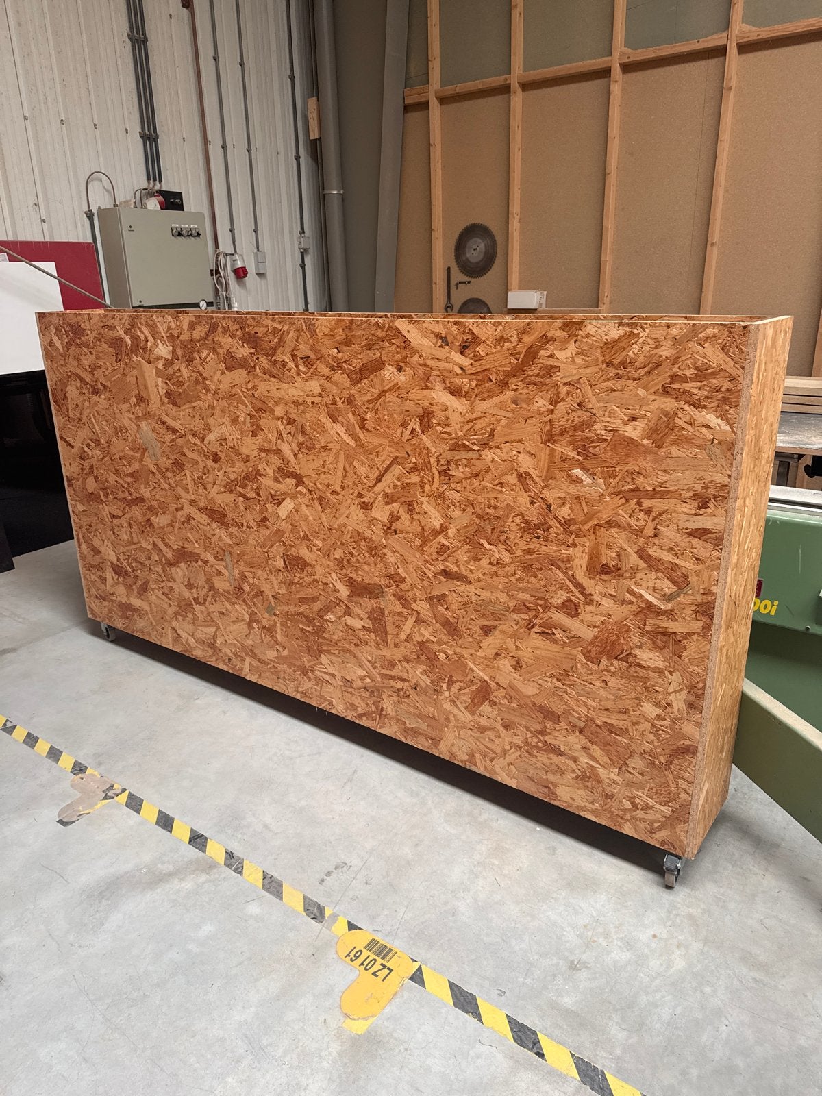 Grote Bloembak op Wielen - 240x40x150 cm, Tuin en Terras, Bloembakken en Plantenbakken, Ophalen, Gebruikt, 100 cm of meer, Binnen