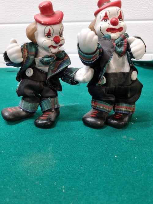 -	Clowntjes porselein vintage 2 stuks, Ophalen of Verzenden, 'T Olde Gre-j, Info@toldegrej.nl, Endepoelstraat 20f Didam