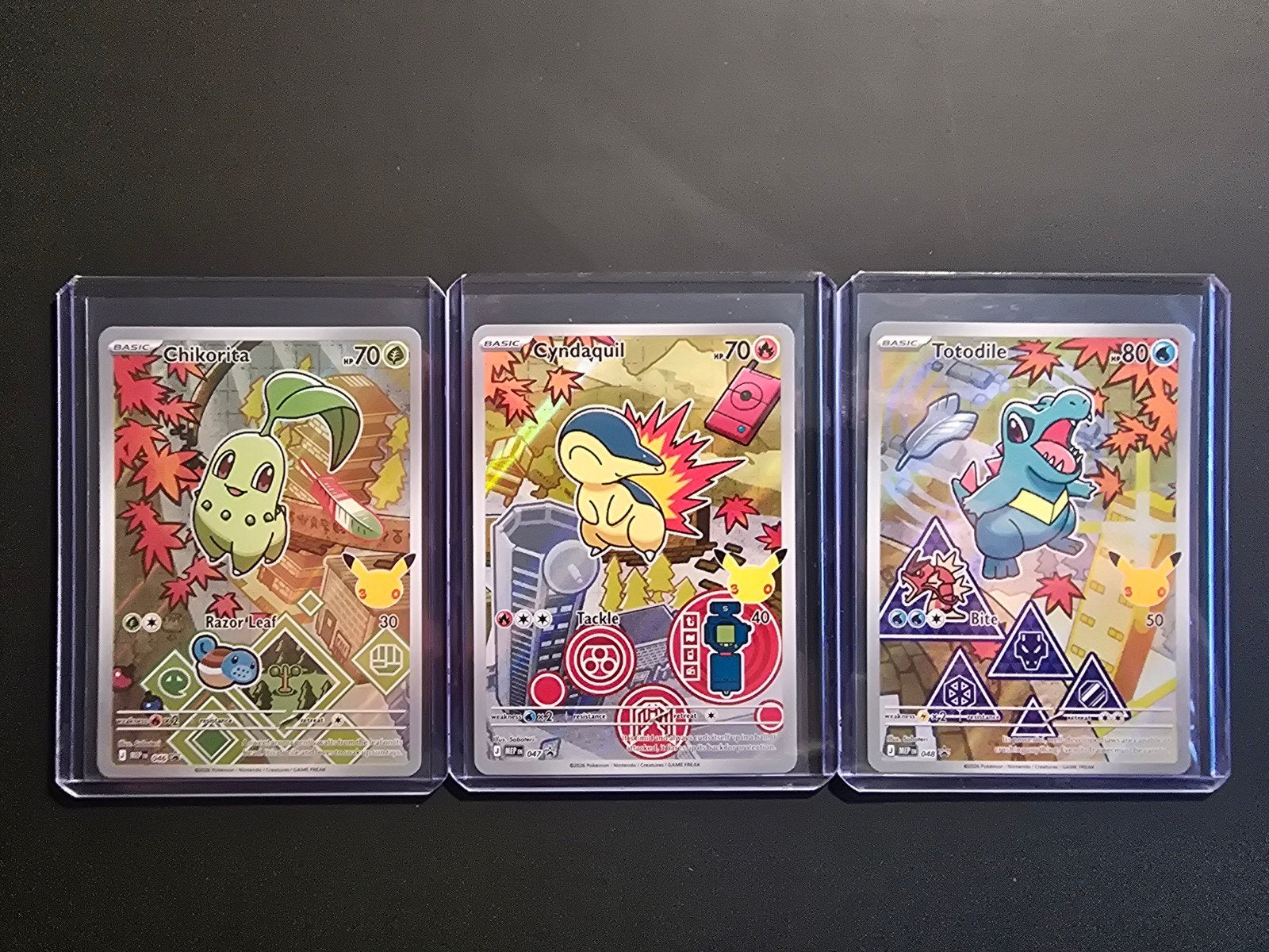 Pokémon First Partner Gen. 2 Set (3 kaarten), Ophalen of Verzenden, Nieuw, Meerdere kaarten