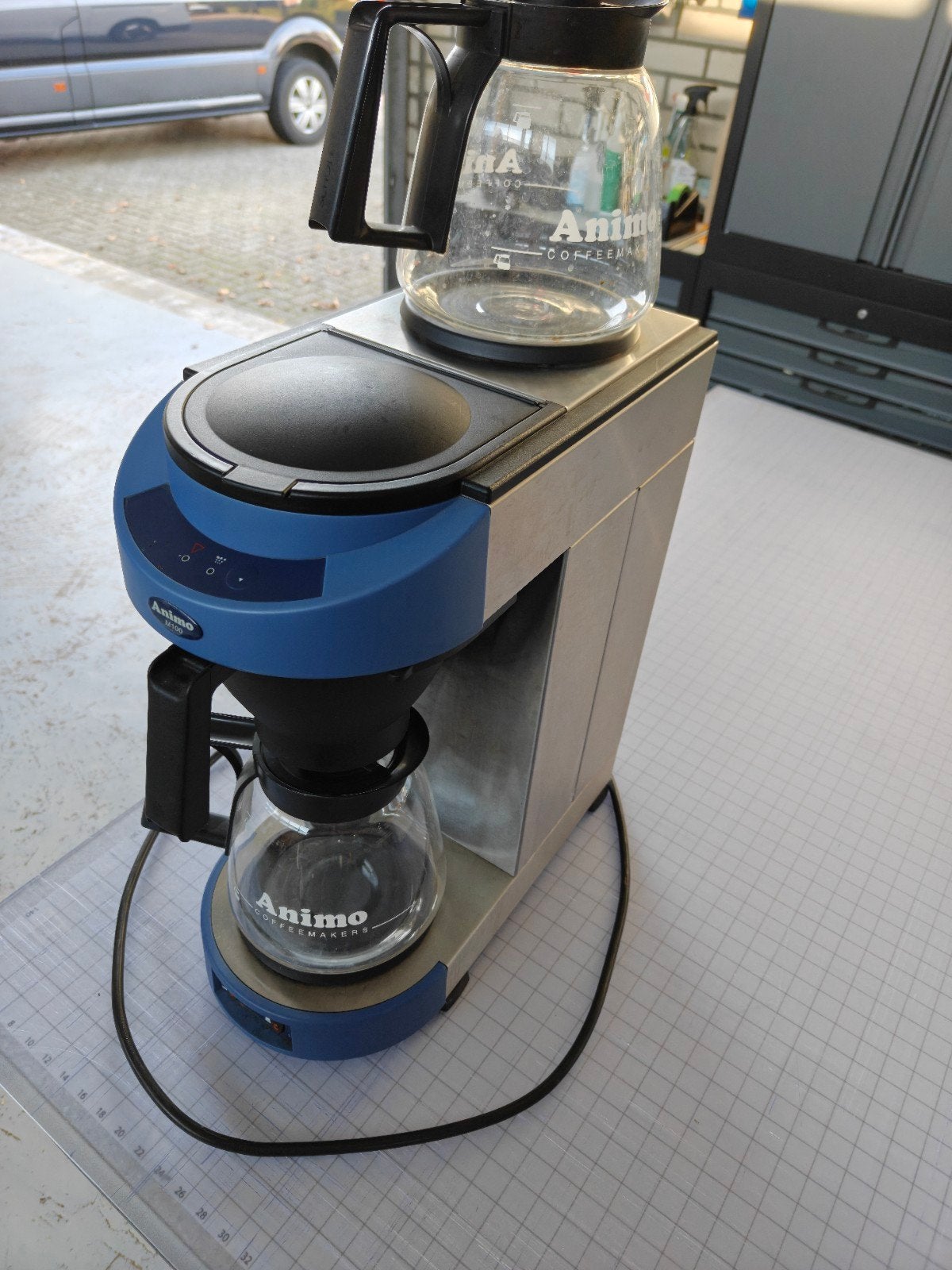 Animo Filter Koffiezetapparaat met 2 Kannetjes, Witgoed en Apparatuur, Ophalen, Gebruikt, 10 kopjes of meer, Koffiemachine