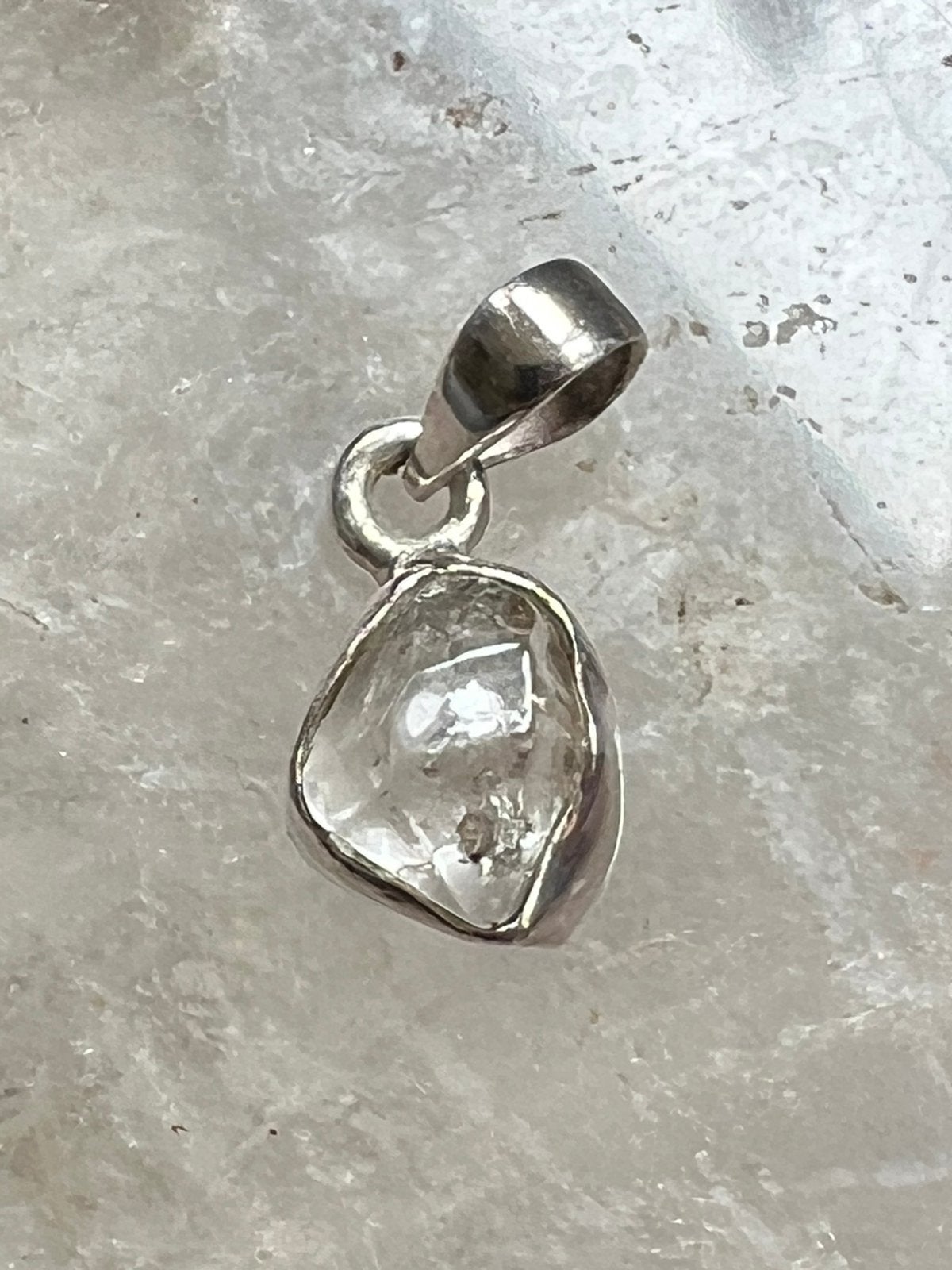 Herkimer diamant zilver hanger transformatie, Magnolia11, Nieuw, Ophalen of Verzenden, Met edelsteen