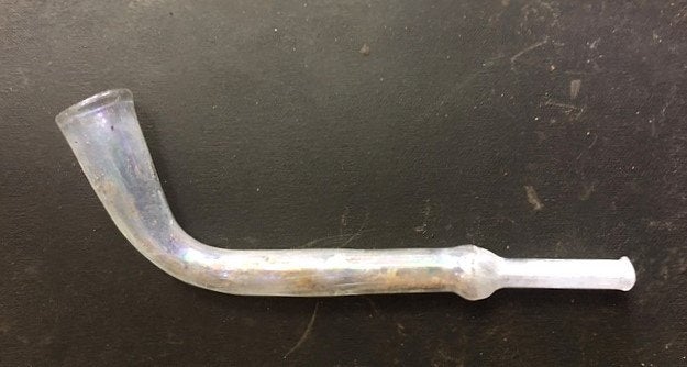 Pijp Antiek Pijpje Sigarettenpijpje Glas Bodemvondst, Ophalen of Verzenden