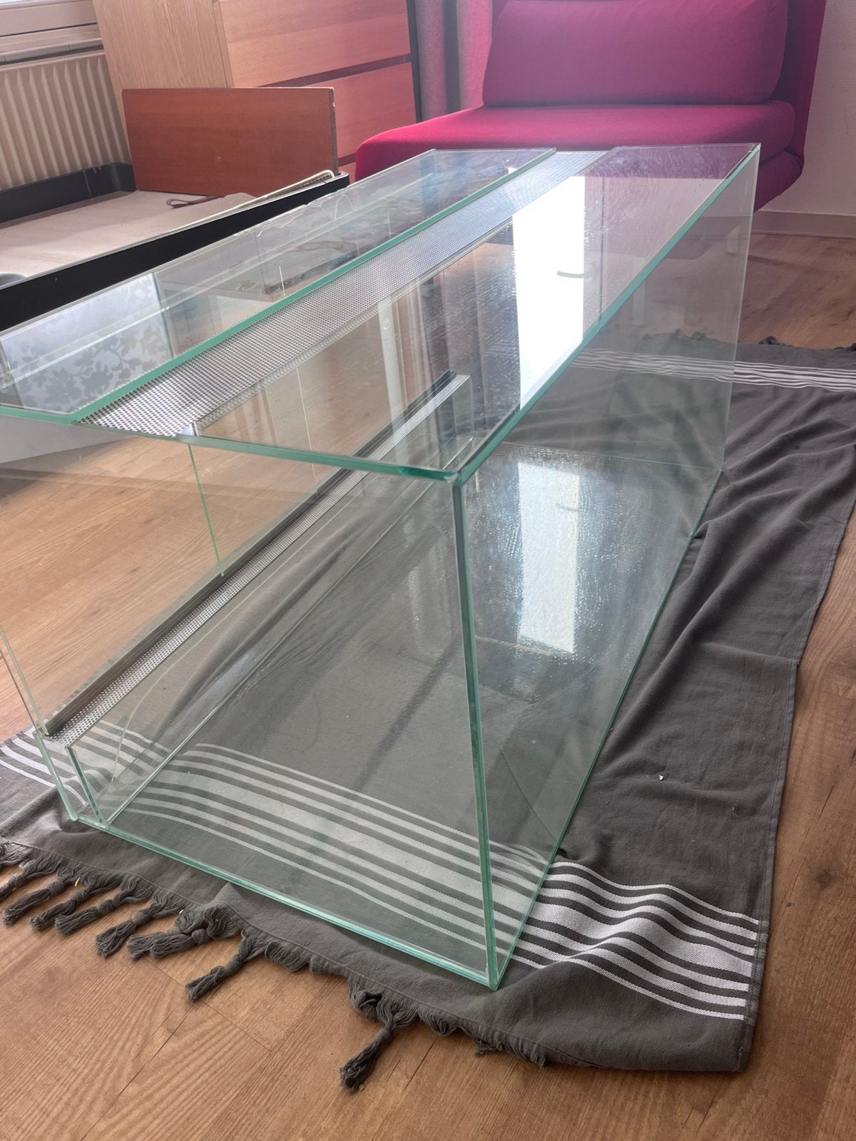 Knaagdierenkooi van glas, Gebruikt, Overige typen, Hamster, 75 tot 110 cm