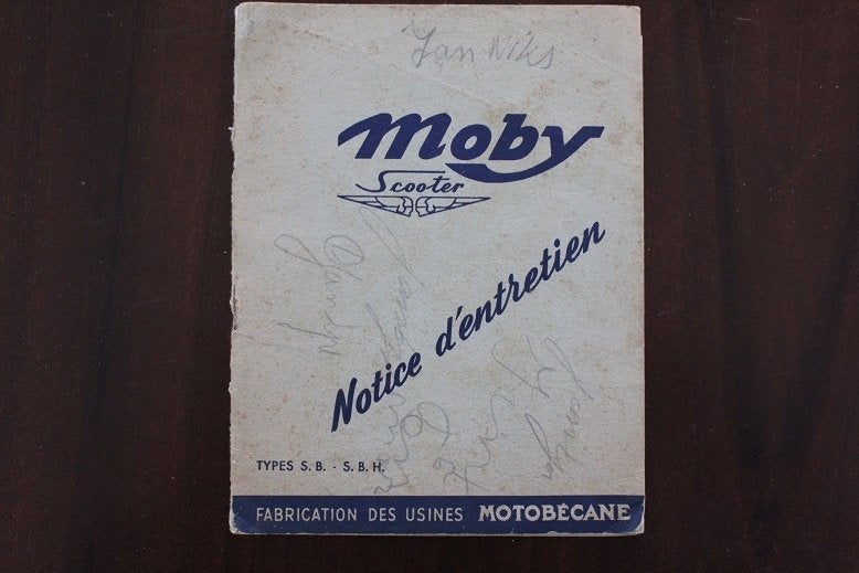 Moby scooter notice d'entretien Motobecane 125cc 2 takt, Motoren, Ophalen of Verzenden, Overige merken