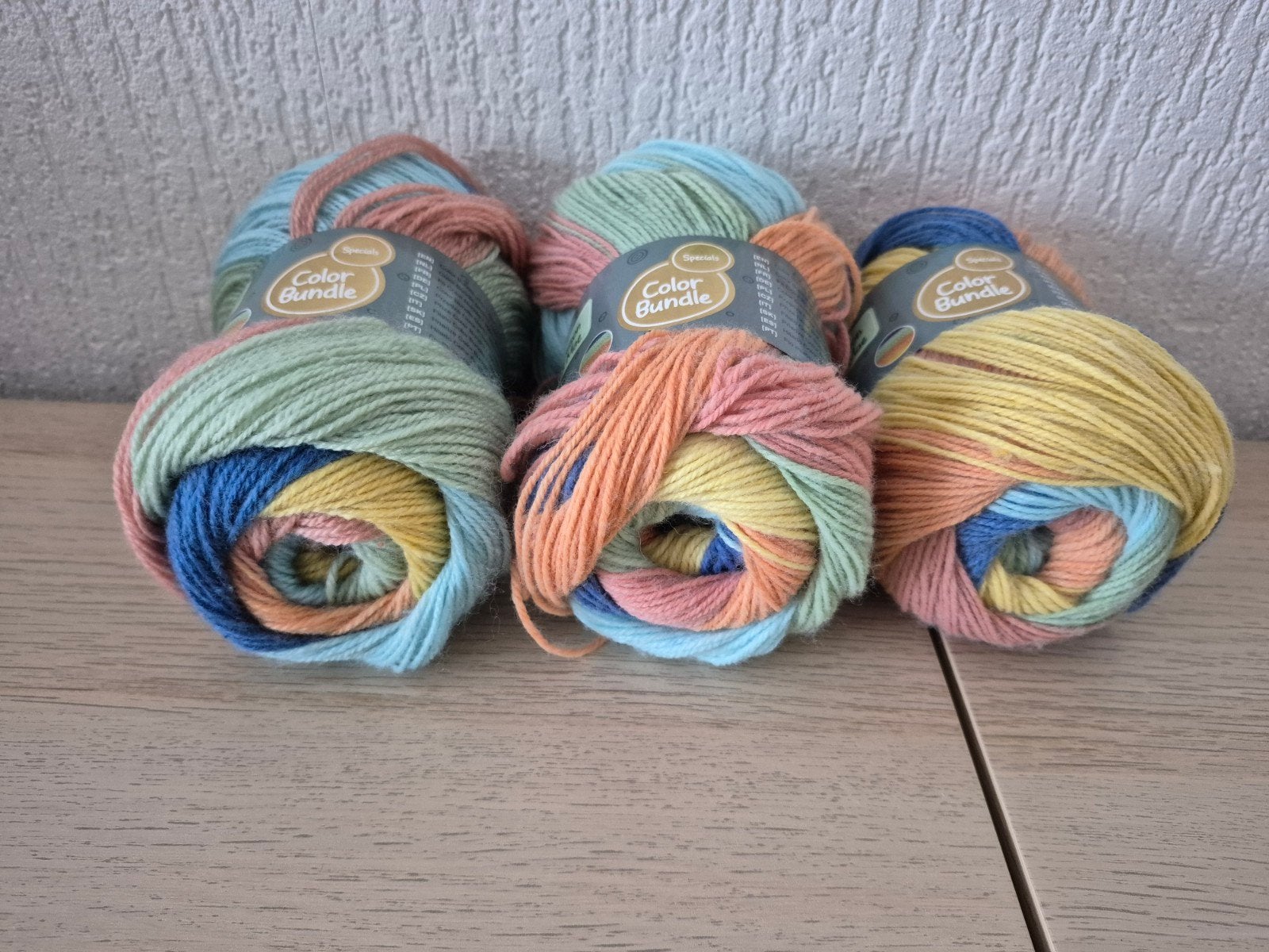 3 BOLLEN BREI/HAAKGAREN NIEUW, Ophalen, Nieuw, Breien of Haken, Wol of Garen