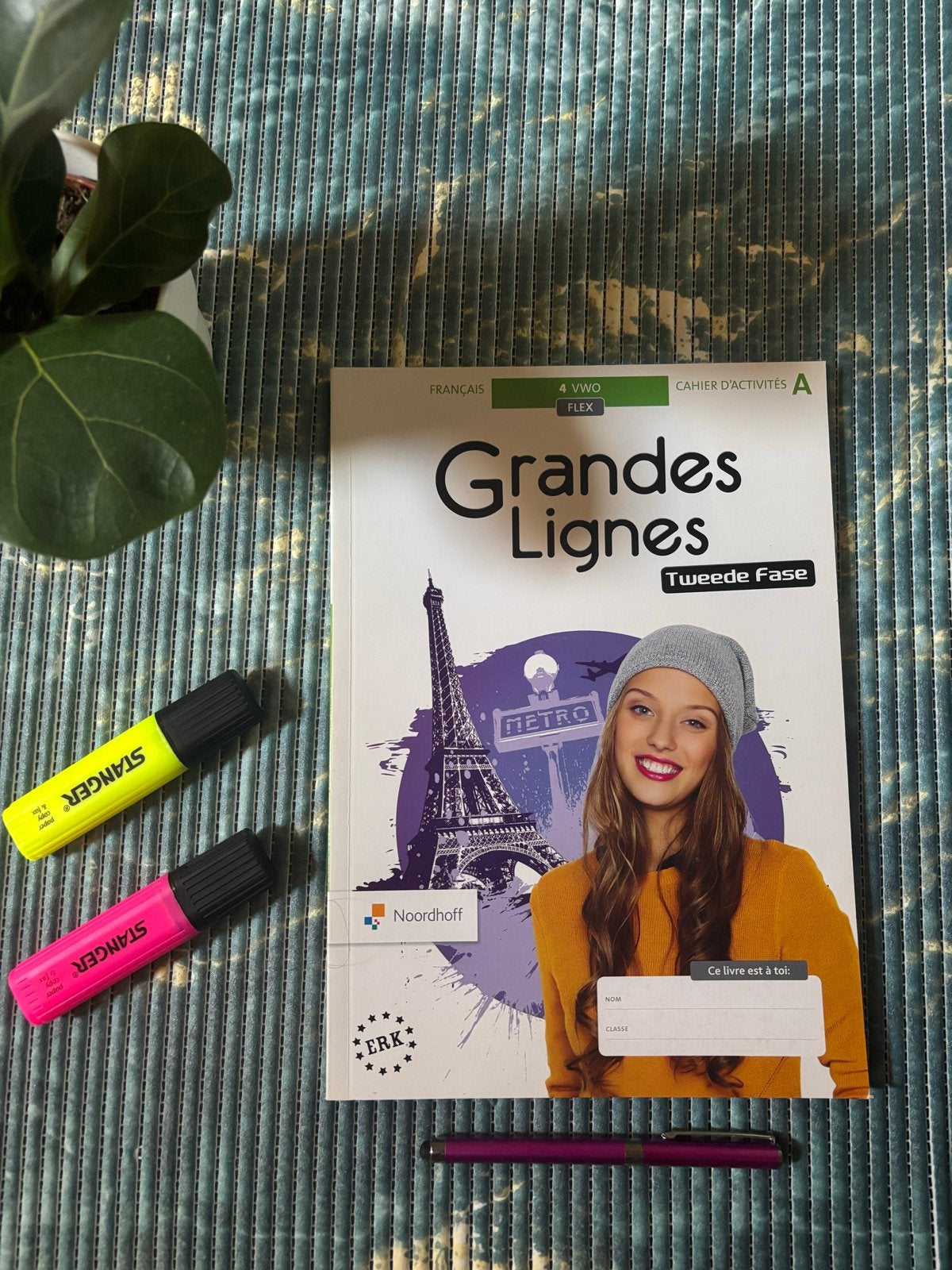 Grandes Lignes Cahier d'activités A 4 VWO Frans, Boeken, Verzenden, Zo goed als nieuw, VWO, Frans