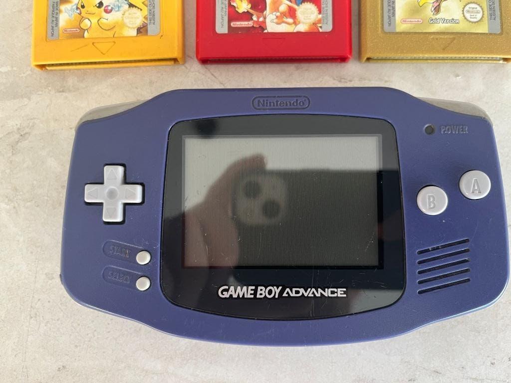 Gameboy Advance + pokemon games, Avontuur en Actie, 1 speler, Ophalen of Verzenden, Zo goed als nieuw